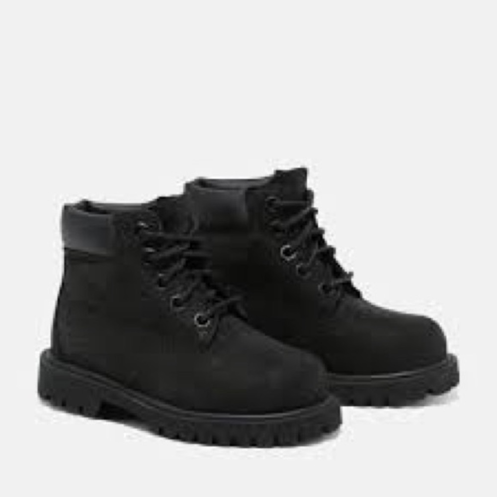 Timberland black kids boot